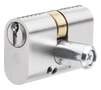 Oval double cylinder, bolt lock version