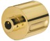 knob shape "2", polished/gold plated