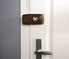 Secvest wireless additional door lock with inner cylinder (brown) Example of application