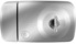 Secvest 2WAY wireless additional door lock with inner cylinder, silver front view