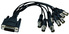 Breakout Cable for Digital Recorder, 16 x BNC front view