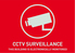 Warning sticker CCTV surveillance, (english) , 74x52,5mm right view