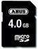 Micro SD card 4 GB front view