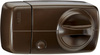 Secvest wireless additional door lock with rotary knob (brown) front view right