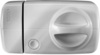 Secvest 2WAY wireless additional door lock with rotary knob, silver front view