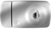 Secvest 2WAY wireless additional door lock with inner cylinder, silver front view