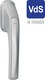 Secvest 2WAY FG 350 E wireless window handle, silver front view right